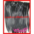 Hot Sale High Heat Resistant Fiber Black Clip In Hair Extension Full Head Clip In Hair Extensions For Black Women